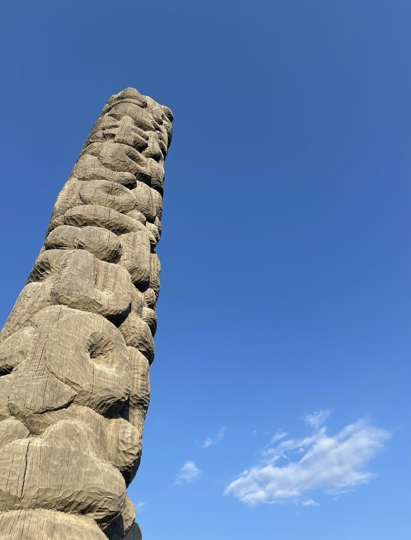 Détails d’une des colonnes.