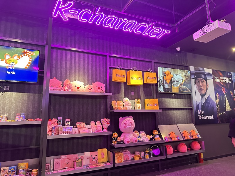 K-Character区展品。韩宣网荣誉记者龙盈霏 摄