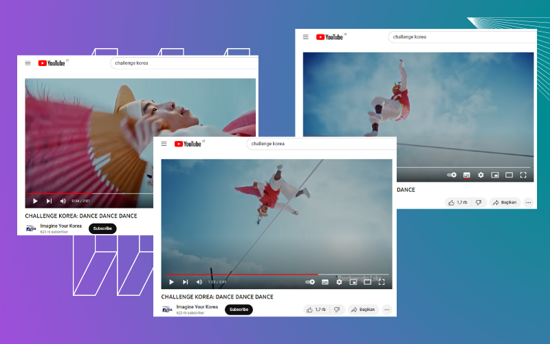 Một số khoảnh khắc của Nam Chang-dong trong video quảng bá của kênh YouTube Imagine Your Korea. (Ảnh: Chụp màn hình YouTube Imagine Your Korea)