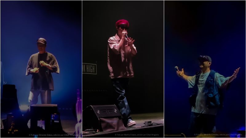 Tukutz, Tablo y Miithra se presentan en su primer concierto en vivo en México. | High Skools México