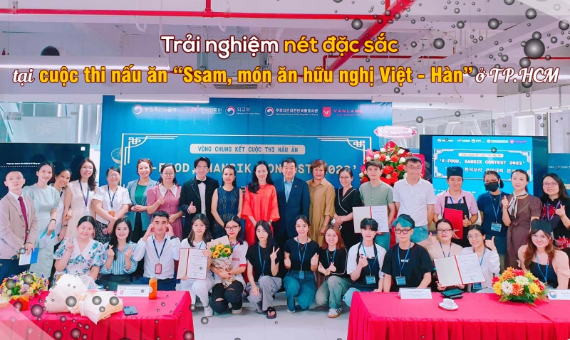 Cuộc thi nấu ăn “Ssam, món ăn hữu nghị Việt – Hàn” đã mang đến dấu ấn đặc sắc cũng như truyền tải được giá trị tích cực của văn hóa Hàn Quốc đến với mỗi người tham dự sự kiện thông qua các hoạt động trải nghiệm liên quan đến ẩm thực cực kì thú vị. (Ảnh: Vũ Đỗ Hải Hà)
