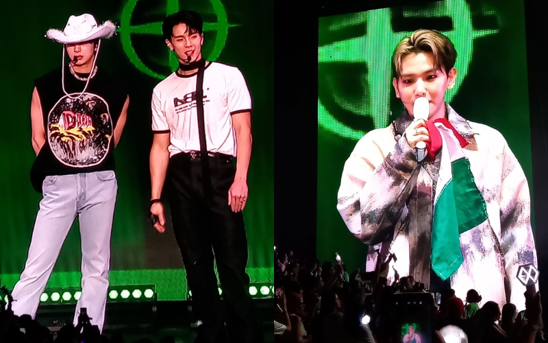 Hyungwon, Shownu y Baekhyun de Monsta X