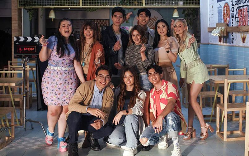 La foto muestra el elenco de 'L-Pop', la nueva serie de Disney+. | Cuenta oficial de L-Pop en Instagram 