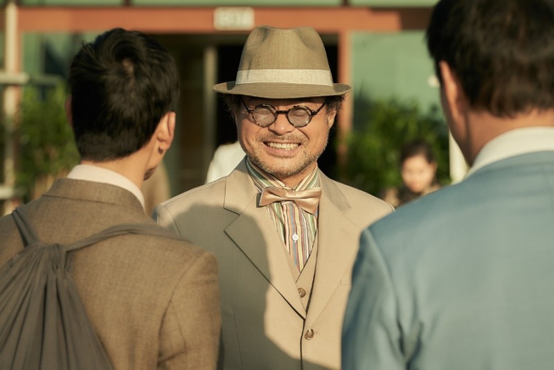 韩国代表队在波士顿遇见协调员白南鉉，图为电影《1947波士顿》的剧照。图片来源：乐天娱乐
