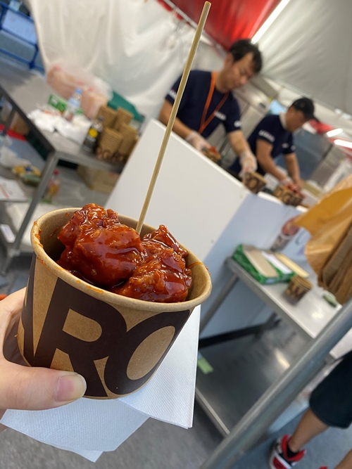 美味しかったヤンニョムチキン