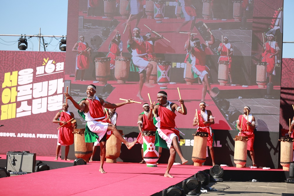 Le concours Africa(s Got Talent au Seoul Africa Festival, le 21 octobre 2023.