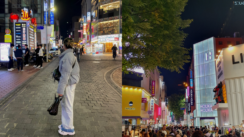 Lạc bước trong không khí mua sắm nhộn nhịp tại Myeongdong. (Ảnh: Trần Hải Anh)