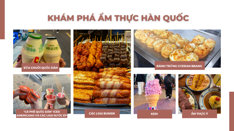 Các món ăn Hàn Quốc hấp dẫn. (Ảnh: Trần Hải Anh)