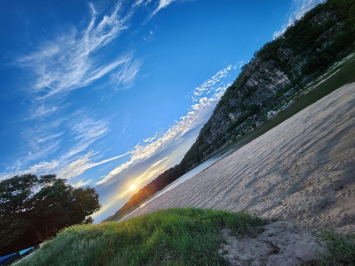 Au bord de la rivière Nakdong.