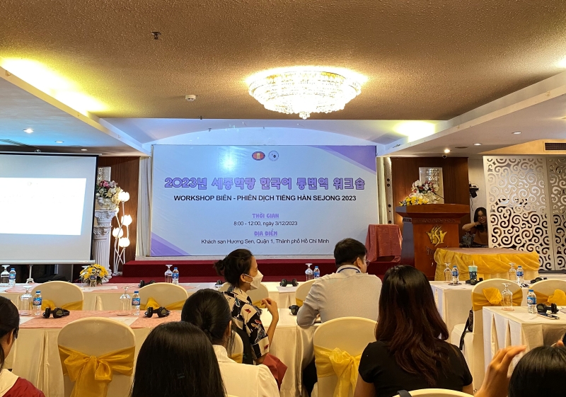Gặp gỡ những “kỳ cựu” trong Hội thảo Biên - Phiên dịch tiếng Hàn Sejong 2023