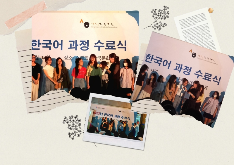 Trò chơi lựa chọn đoán ý nhau giữa các cặp đôi học viên được cô giáo Choi Hyun Joo dẫn dắt và làm trọng tài. (Ảnh: Võ Minh Thu)