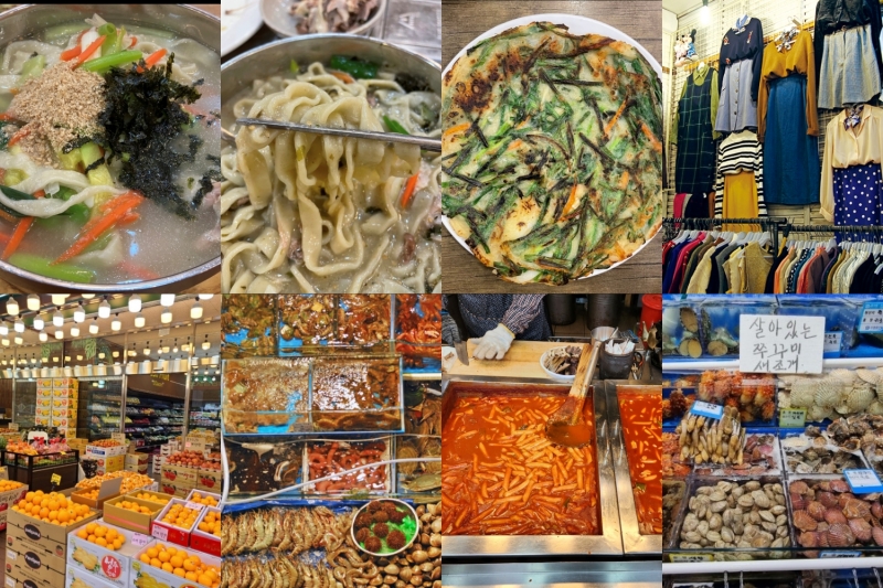 Khi đi du lịch Hàn Quốc, chợ truyền thống là một địa điểm du lịch mà bạn nhất định không được bỏ lỡ. (Ảnh: Phan Thị Thu Đào)
