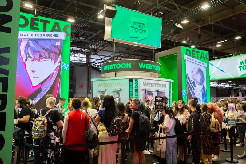 昨年７月、フランス・パリで開催された大衆文化祭り「Amazing Festival」の様子＝ネイバーウェブトゥーン