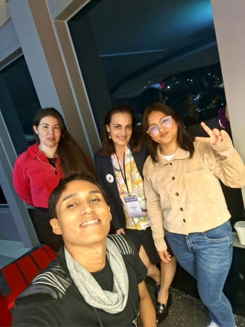 Le selfie de l'amitié. © Franco Xavier Gil Colmenare