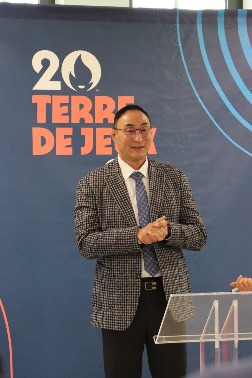 Chang Jae-keun, chef du centre national d'entrainement coréen en Pays de Fontainebleau. © Communauté d'agglomération du Pays de Fontainebleau
