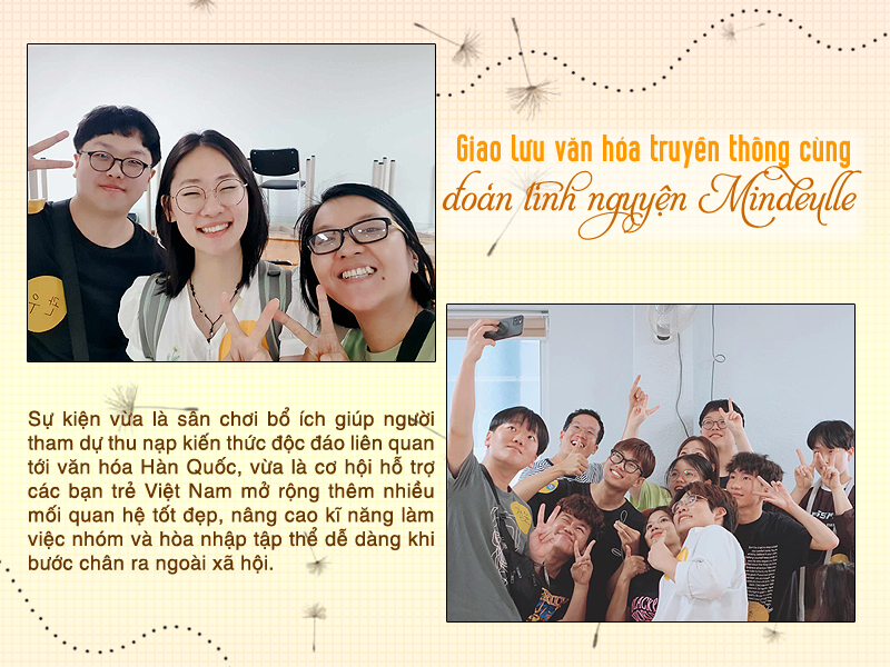Thông qua buổi giao lưu, chúng mình đã lưu giữ cho bản thân nhiều kỉ niệm đẹp, thu nạp thêm kiến thức độc đáo về văn hóa Hàn Quốc lẫn những người bạn mới vô cùng dễ thương. (Ảnh: Vũ Đỗ Hải Hà, Trang Facebook King Sejong Biên Hoà - Đại học Lạc Hồng)