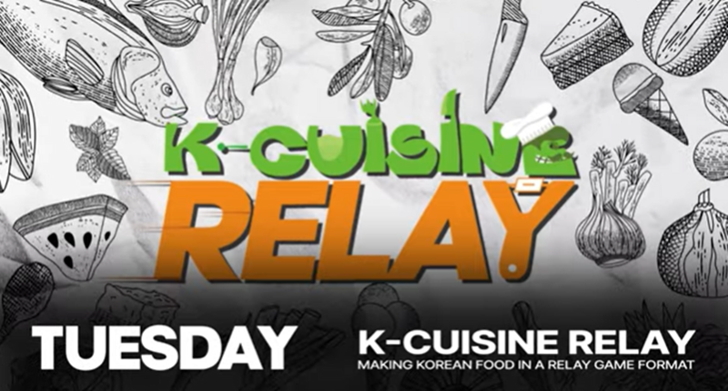 Los martes se emite el programa 'K-Cuisine Relay' en el canal oficial de Korea.net en YouTube. 