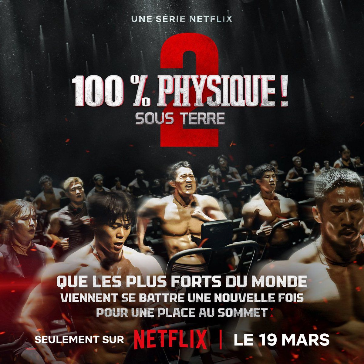 Affiche de « 100 % Physique ! » saison 2. © Netflix