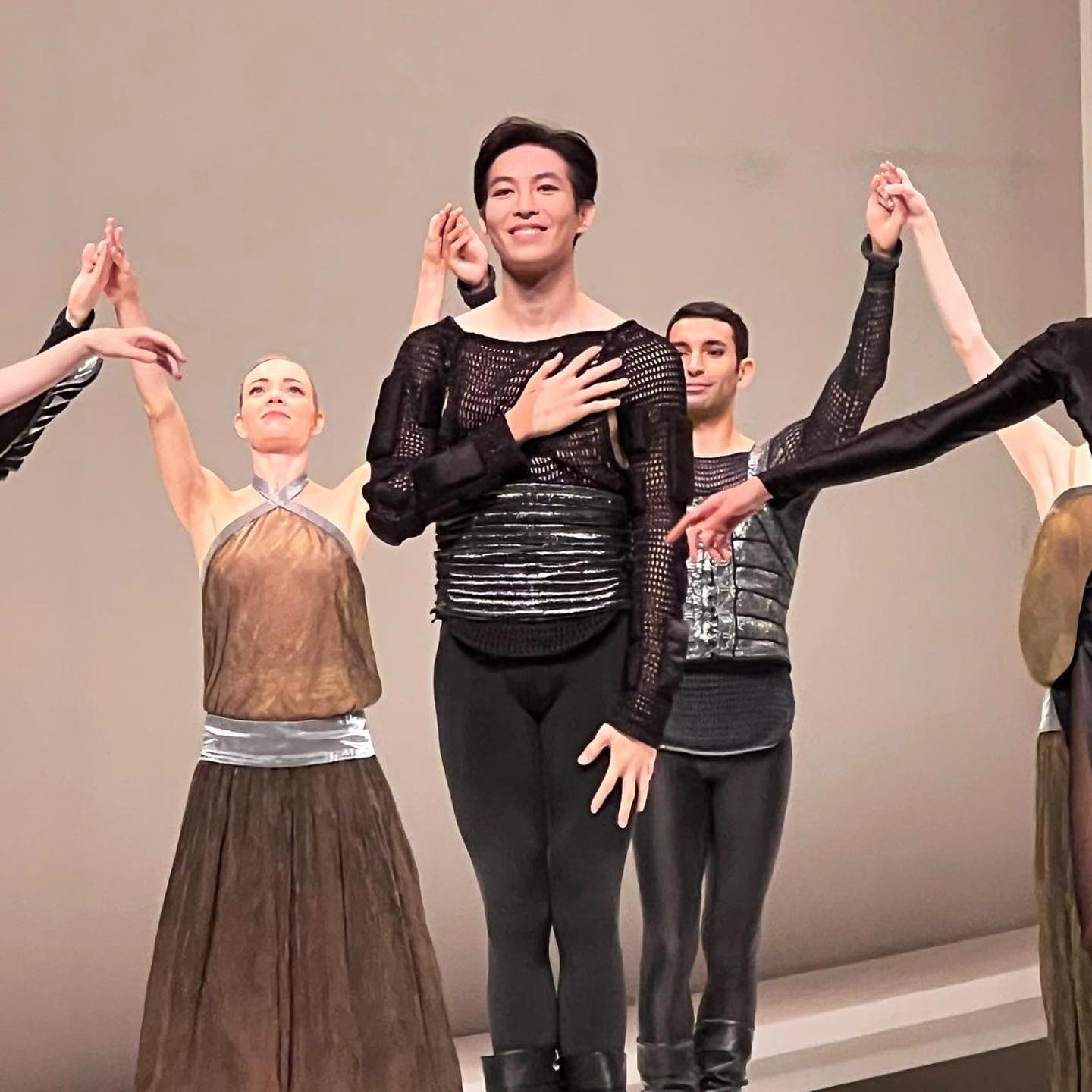 An Jaeyong avec les Ballets de Monte Carlo à Séoul. © Compte Instagram de An Jaeyong