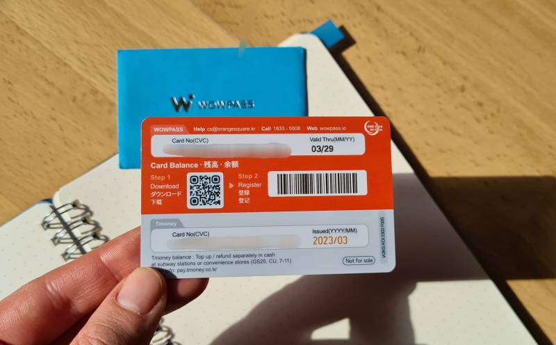 WOWPASS можно пользоваться на протяжении нескольких поездок в Корею. / Фото: Анастасия Дятлова