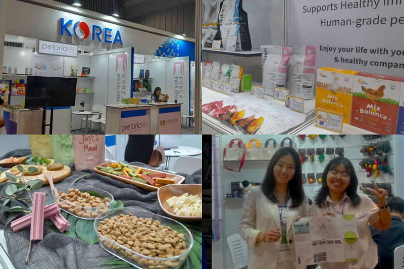Tiếp cận với ngành công nghiệp thú cưng Hàn Quốc tại triển lãm “Pet Fair 2024”. (Ảnh: Vũ Lê Kim Oanh)