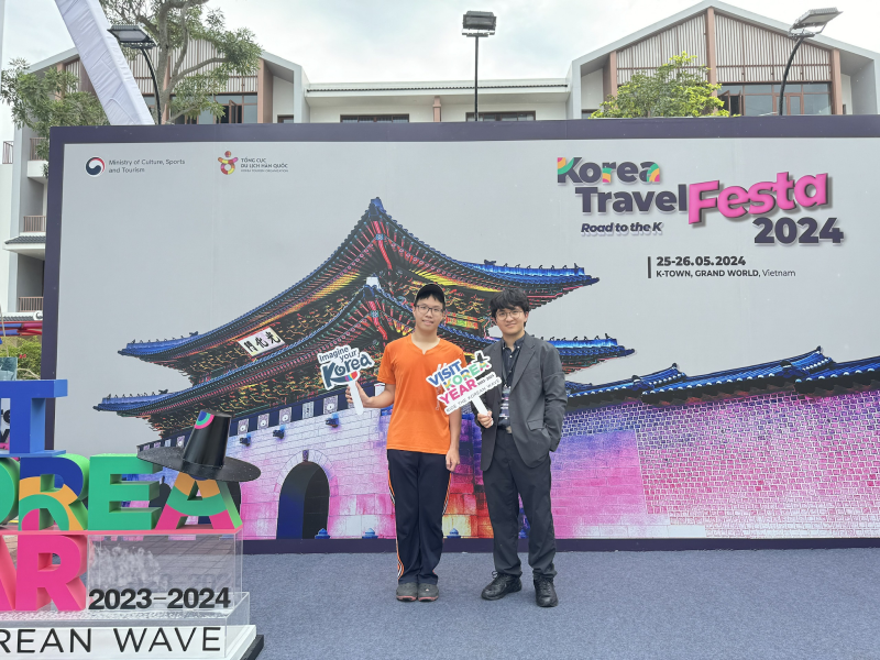 Sự kiện “Korea Travel Festa 2024” đã diễn ra trong vòng 25/5 đến 26/5 vừa qua. (Ảnh: Đỗ Duy Anh)