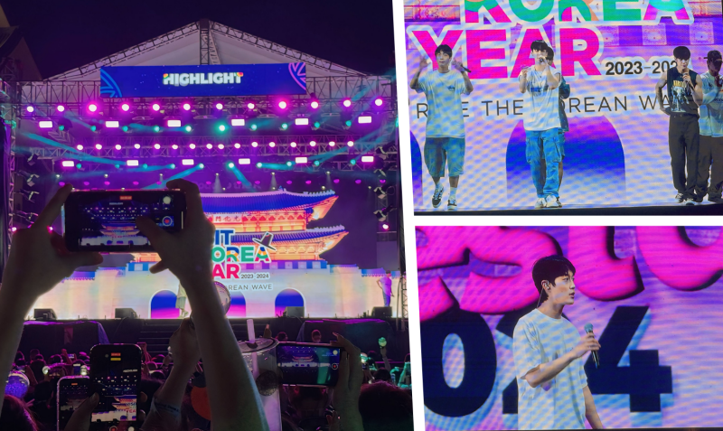 Nhóm nhạc Highlight đã làm sống dậy những người đam mê K-pop với một loạt các bản hit thời hoàng kim như “Fiction”, “Plz Don’t Be Sad”,... (Ảnh: Hoàng Xuân Tùng)