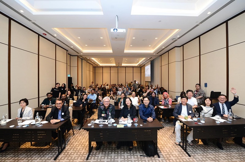 图为研讨会结束前的现场大合照。图片来源：马来西亚FINAS官方脸书