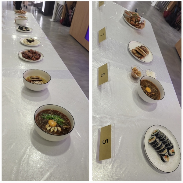 Блюда корейской кухни, приготовленные 11 июня участниками конкурса в ККЦ в Москве. / Фото: Людмила Балашова