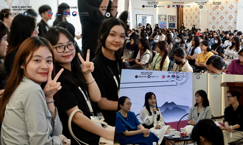Ngày 26 tháng 5, tọa đàm: “Điện ảnh Hàn Quốc: Lăng kính phản chiếu xã hội” đã được tổ chức với sự quan tâm nồng nhiệt từ các bạn sinh viên Học viện Ngoại giao. (Ảnh: DAV Korean Club - CLB Ngôn ngữ và Văn hóa Hàn Quốc Học viện Ngoại Giao)