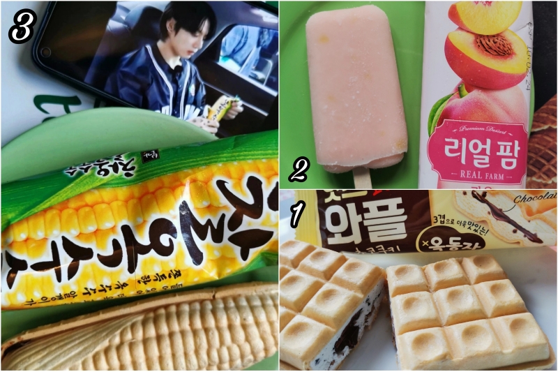 Разные виды корейского мороженого. / Фото: Александра Апарина