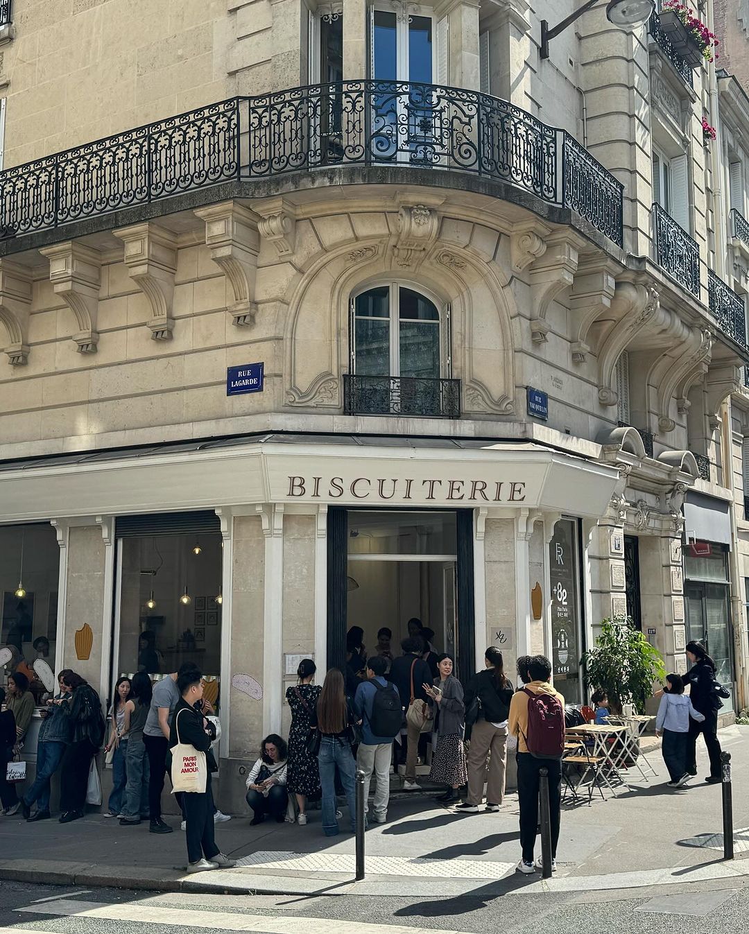 L'entrée du pop-up store Biscuiterie. © Compte Instagram de Lim Haseon