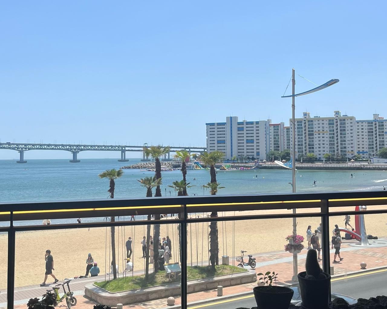 La plage de Gwangalli. © Mina Schumacher