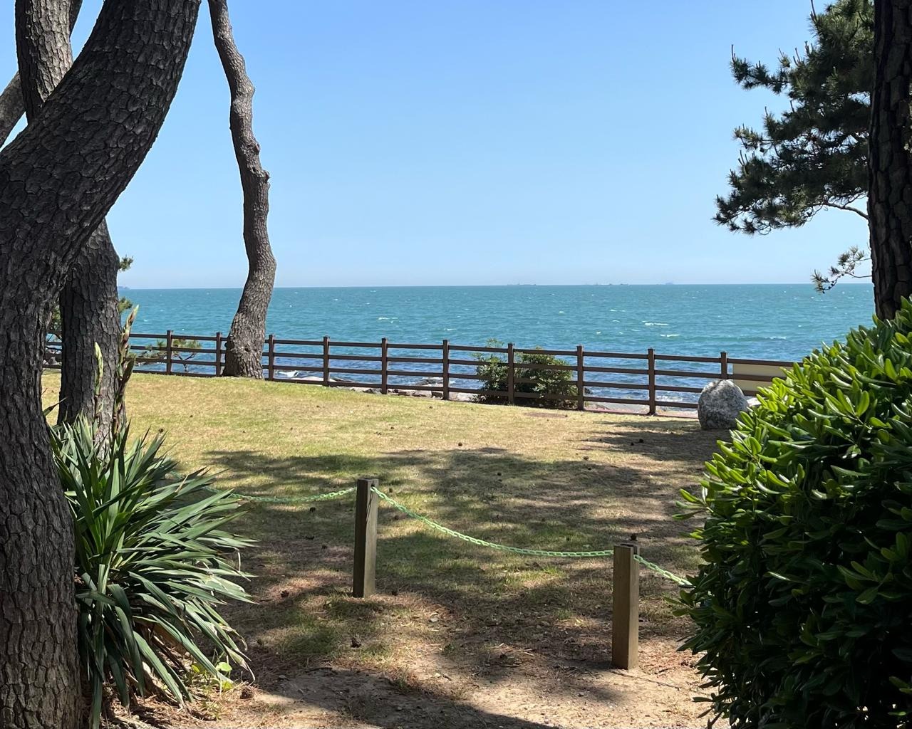 Le parc Dongbaek. © Mina Schumacher