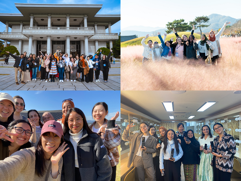 Mình được đặt chân đến Hàn Quốc - đất nước hằng mơ ước và gặp gỡ những trái tim chung nhịp đập đến từ nhiều nơi trên thế giới. (Ảnh: KOCIS Invitation Tour 2023, Jeon Misun, Lưu Thị Thu Loan)