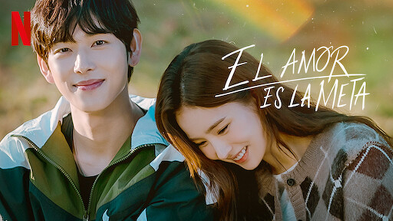 Póster oficial del drama coreano 'El amor es la meta'. | Sitio web oficial de Netflix 