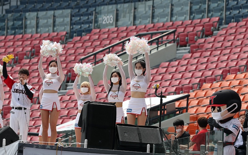 KBO (Korea Baseball Organization) League Spiel zwischen LG Twins und Kiwoom Heroes. ⓒ Flickr-Account von Korea.net