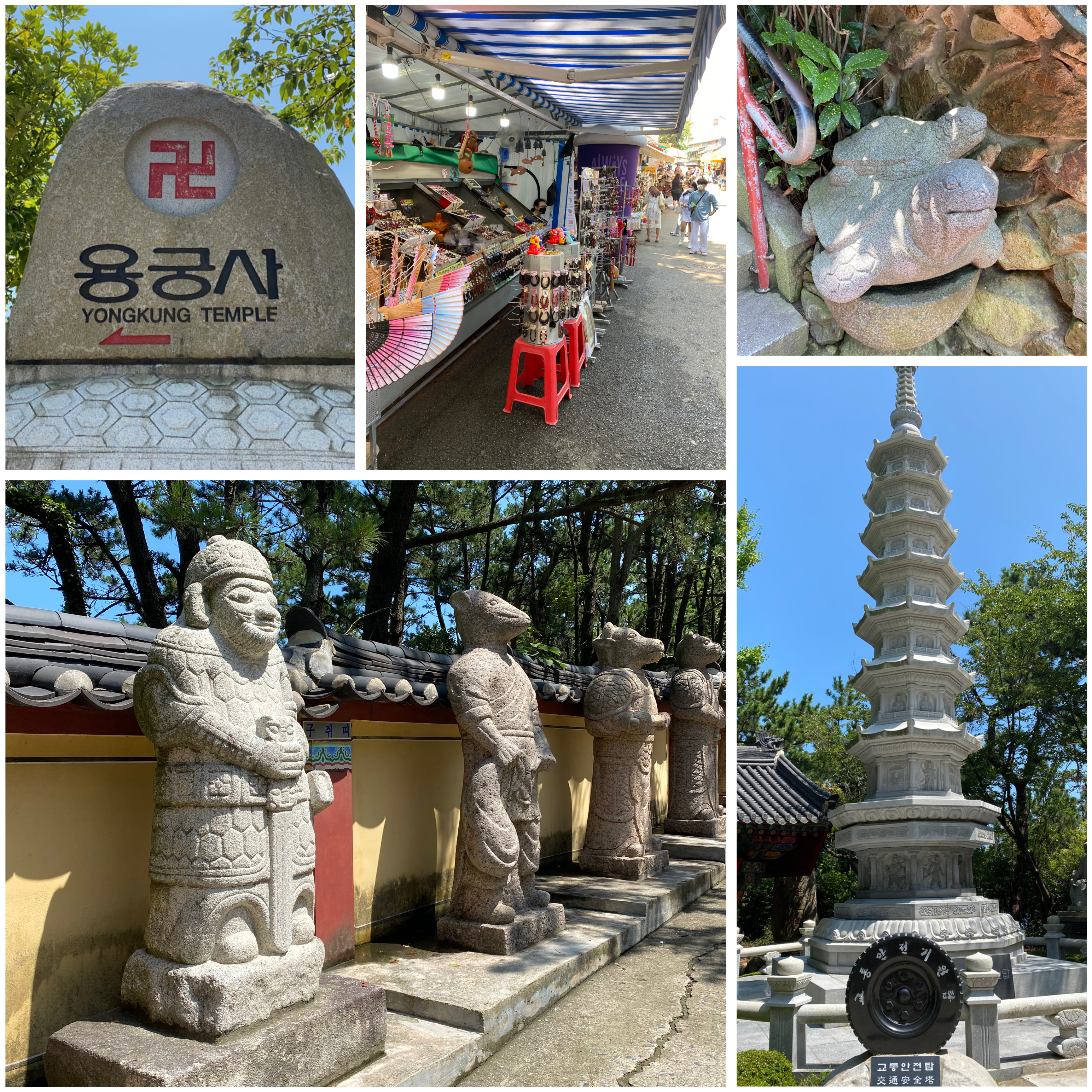 Egal welchen Weg man zum Yonggungsa Tempel einschlägt, überall gibt es etwas neues zu entdecken Hier befindet sich der Yonggungsa Tempel: 86 Yonggung-gil, Gijang-gun, Busan.