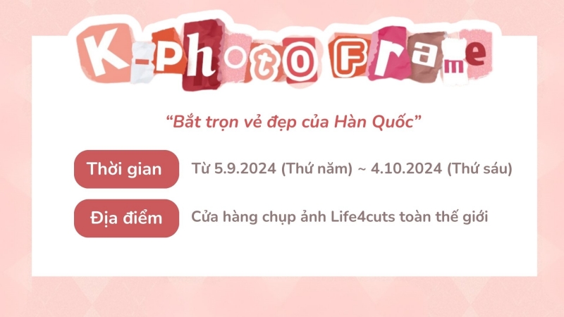 Thông tin về thời gian và địa điểm để tham gia chương trình. (Ảnh: Trung tâm Văn hóa Hàn Quốc tại Việt Nam; Biên tập, biên dịch: Nguyễn Phương Anh)