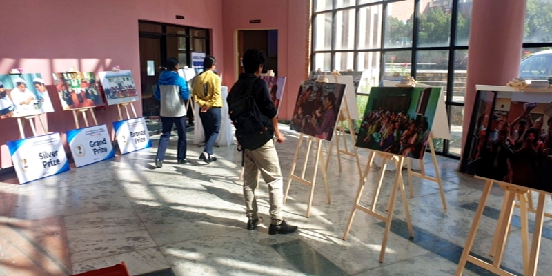 KOICA's Nepal Office hosts a photo exhibition to mark the 50th anniversary of Korea-Nepal relations.