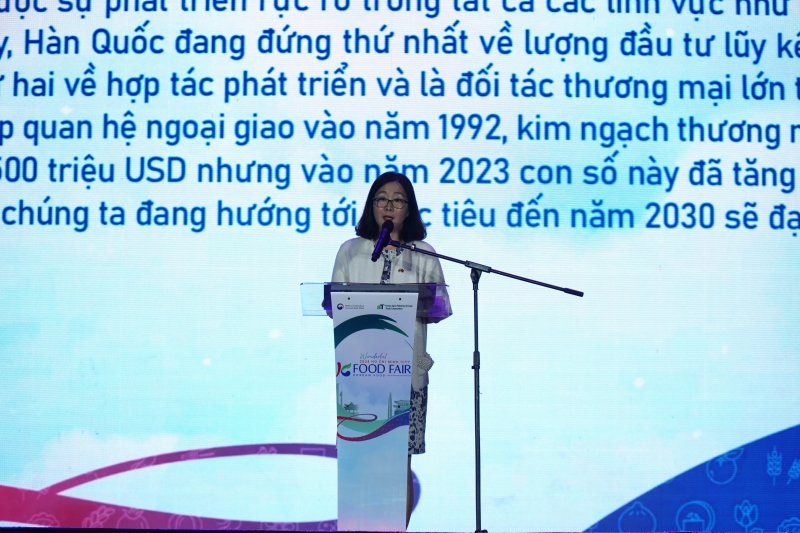 Bà Jung Ga Yeon, Phó tổng lãnh sự, Tổng lãnh sự quán Hàn Quốc tại TP. Hồ Chí Minh. (Ảnh: Lê Thị Yến)