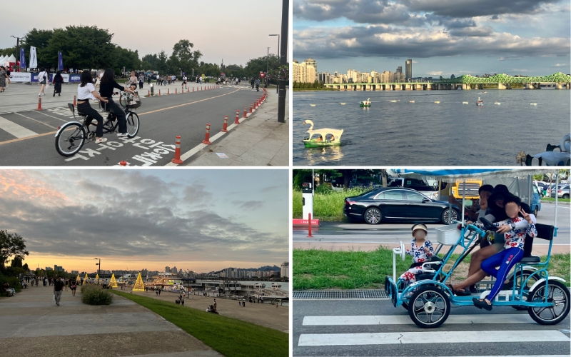 Die Promenade ist auch für Radfahren, Joggen oder einfach Spazierengehen optimal.