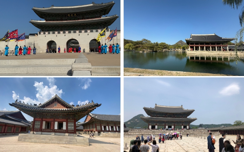 Impressionen des Gyeongbokgung-Palast in Seoul