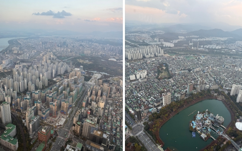 Die Skyline von Seoul ist rundum beeindruckend