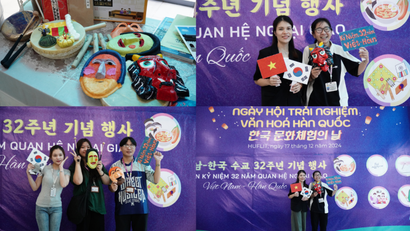 Check in với những món đồ trưng bày độc đáo của xứ Kim Chi. (Ảnh: Lê Thị Yến)