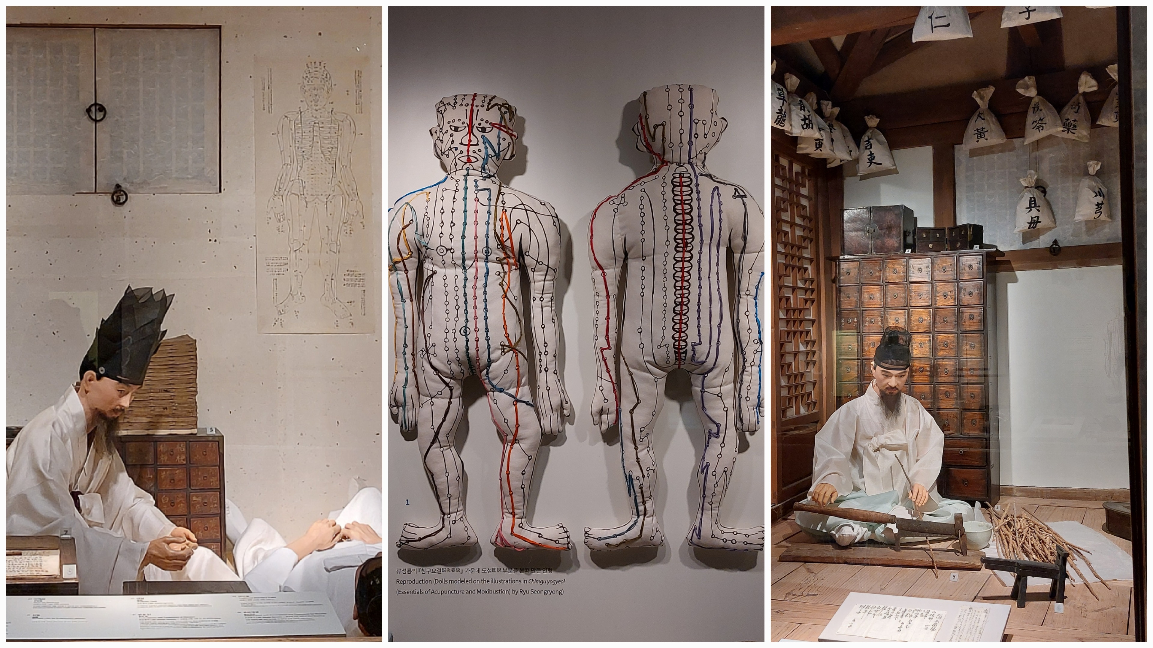 L'exposition sur l'histoire de la médecine coréenne au musée folklorique national de Séoul. © Emmannuelle Fourneyron