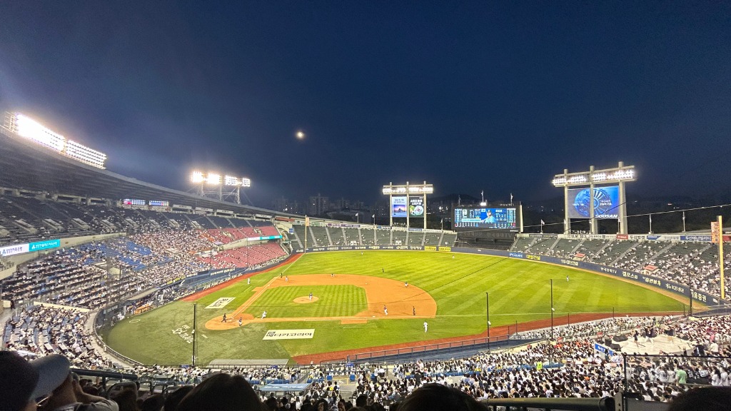 Un match de baseball. © Valentine Cotrelle