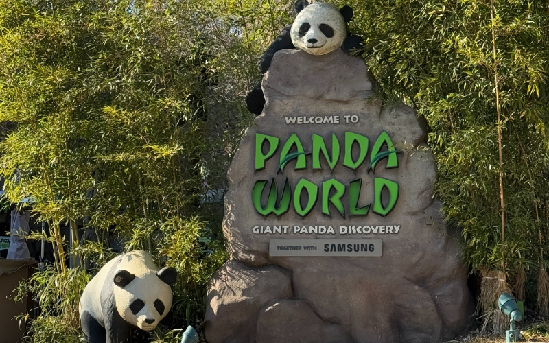 Panda World im Everland Zootopia in Yongin