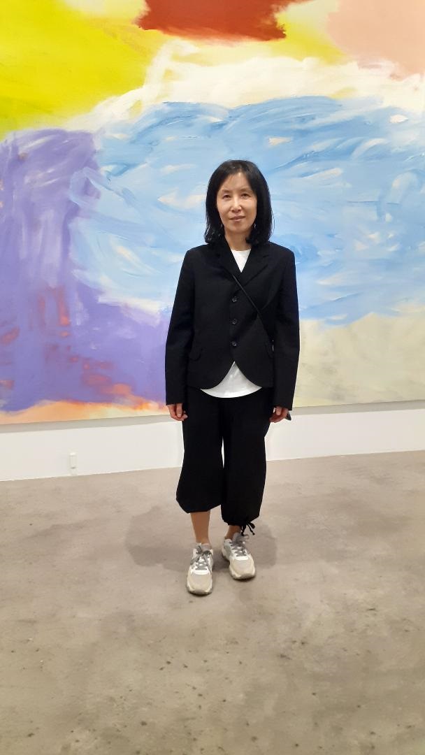 Yoon Jongsuk le 15 mars 2025 à la galerie Marian Goodman de Paris. © Nathalie Fisz