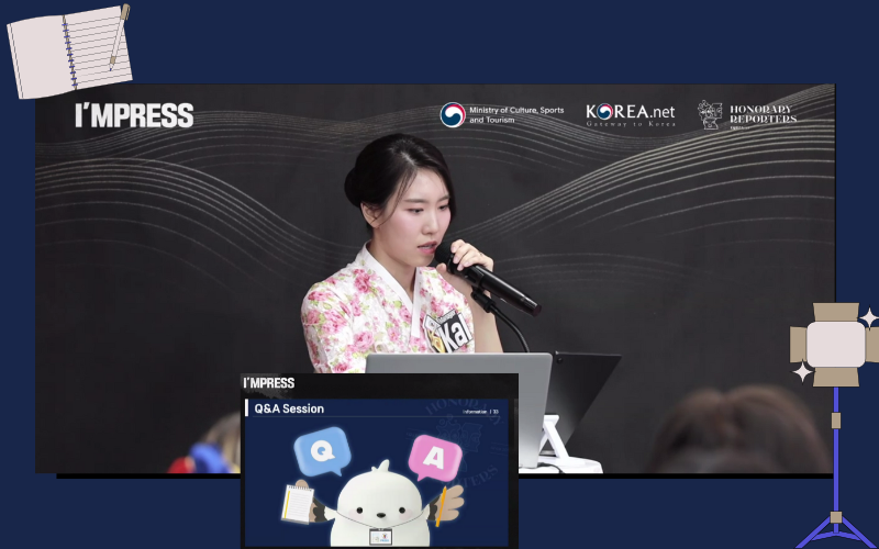 Managerin Kal Hong übernahm den zweiten Teil und stand für Fragen zur Verfügung. Screenshots vom Event © Jasmin Mikolay